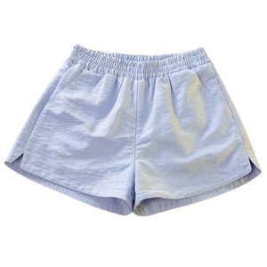 Pantalones cortos de lino Everyday Ready para mujer con elegante ajuste a medida y cierre de botones - Product Image 2