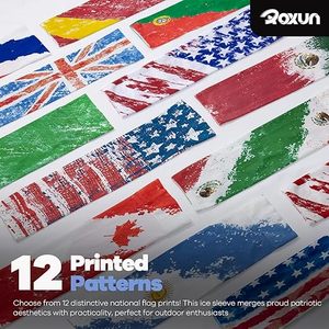 American Flag Printed <b>Arm</b> <b>Sleeves</b> UPF50+ Sun Protection <b>Compression</b> Cooling <b>Sleeve</b> for Men Outdoor Sports - Product Image 6