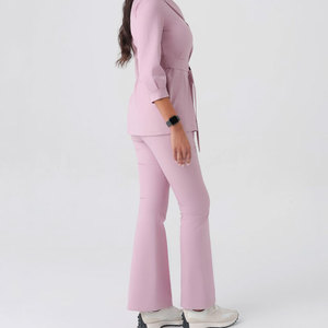 New Design LEDBURY Women's <b>Scrub</b> Wholesale Comfortable Oxford Fabric Breathable Stretchable Heavyweight <b>Plus</b> <b>Size</b> Longline - Product Image 5