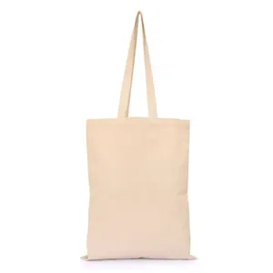 Bolsa de Lona de Algodón con Logotipo Personalizado, Bolsa de Compras, Viaje y Almacenamiento, Ligera, Plegable y Versátil - Product Image 2