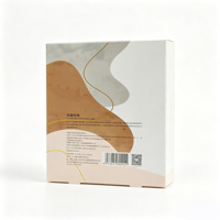 Boîte à double insert en feuille d'or avec motif artistique pour masques éclaircissants – Conception gratuite pour fabricants de cosmétiques