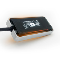 Shadow Dmeter2 - Pantalla OBD II de Aluminio Estilo Cyberpunk para Autos Nuevos Audi, VW, Skoda y Vag