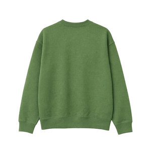 New Fashion men Green <b>Sweatshirt</b> Rhinestone Embellished “Angel” Print Long Sleeve Loose Casual Pullover Top Quality <b>Sweatshirt</b> - Product Image 3
