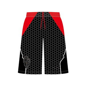 Shorts de basketball personnalisés pour hommes, séchage rapide, respirants, en maille, pour le sport, la gym, l'entraînement athlétique et la course à pied, avec poches - Product Image 1