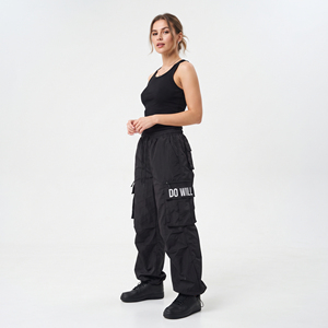 Ladies <b>Baggy</b> Winndbreaker Pants High Quality Nylon Waterpoof Rain Pant Custom Embroidered Logo Men Hiking Camping <b>Joggers</b> - Product Image 1