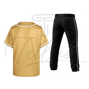 Tenue de baseball au design unique, tenue de baseball de qualité supérieure, tenue de baseball respirante à manches longues, ensembles de tenues de baseball - Product Image 6