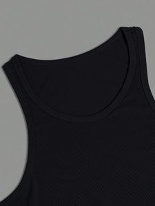 <b>Men</b> Tank Top Sleeveless Plain T Shirt <b>Gym</b> Workout Fitness Sportswear Breathable Summer Casual Athletic <b>Vest</b> - Product Image 4