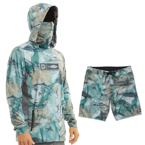 Traje de Pesca Casual con Capucha y Estampado Sólido, con Protección Solar y Camiseta Ligera y Transpirable para Mujer, para Pesca al Aire Libre - Product Image 2