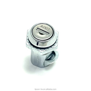 Dispositif de stockage d'énergie de pôle intelligent LM-826-K72-3 pousser pour fermer la serrure à claquement tubulaire à cylindre - Product Image 3