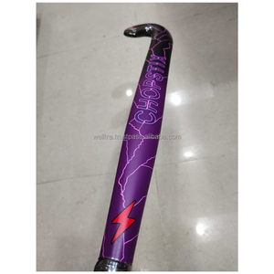 ไม้ฮอกกี้คาร์บอนไฟเบอร์คอมโพสิต OEM สำหรับมืออาชีพ ใช้สำหรับการแข่งขันกลางแจ้ง การฝึกซ้อม อุปกรณ์กีฬา ขายส่งจากโรงงาน - Product Image 1