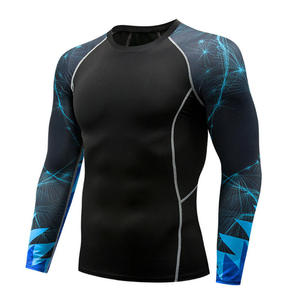 Rashguard de compresión de manga larga para MMA, BJJ y surf, personalizado con sublimación, OEM, para fabricantes - Product Image 3