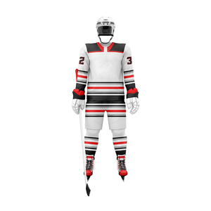 Uniforme de hockey sobre hielo, jersey y pantalones deportivos premium diseñados con tela transpirable y duradera para juegos competitivos - Product Image 5