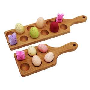 3 Tier Wooden <b>Egg</b> Rack <b>Storage</b> Holder Kitchen <b>Egg</b> Organizer Stand Wooden <b>Egg</b> Display Rack Countertop <b>Egg</b> <b>Storage</b> Shelf - Product Image 3