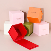Vente en gros de boîtes à cupcakes en carton de luxe personnalisées boîtes rigides d'emballage de bonbons pour aliments et sucre
