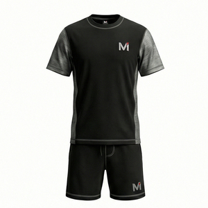 Tenue de football moderne MALUZA INDUSTRIES, ensemble de maillot de foot respirant, grande taille, imprimé, 100% polyester, protection UV - Product Image 1