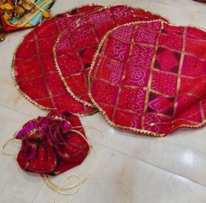 Traditional Indian drawstring potlis <b>bags</b> for <b>bridesmaid</b> Multi-Colour for Wedding pooja <b>Gifting</b> Indian party favors Eid favors - Product Image 3
