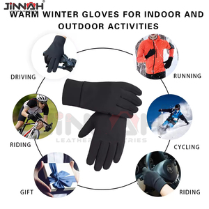 Guantes Deportivos de Invierno Unisex de Alta Calidad para Correr al Aire Libre, de Poliéster con Pantalla Táctil de Silicona, Logotipo Personalizado, Impresión Personalizada - Product Image 3