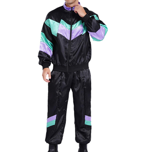 Custom Manufacturer High Quality Streetwear Solid Color Windbreaker <b>Tracksuits</b> Set New Arrival Men Windbreaker Set - Product Image 5