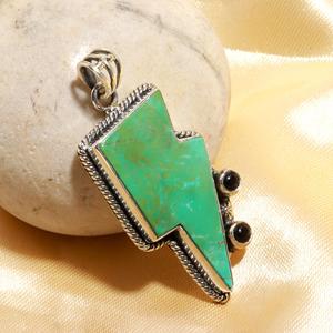 <b>Top</b> Grade Turquoise Fancy Shape Carved Gemstone Pendant Loose Gemstones 925 Sterling <b>Silver</b> Charms For Jewelry - Product Image 1