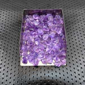 Hand Picked <b>Raw</b> 6-8MM <b>Amethyst</b> Crystal Dark Purple Stone Rough Large Healing A Grade Crystals Specimen For Jewelry Making - Product Image 3
