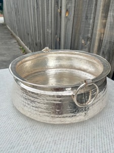 Pot Shape Silver Finished Ice Tubs Suitable For Home Bars Clubs Ice <b>Serving</b> And Events Stylish Beverage Cooling Tubs From India - Product Image 4