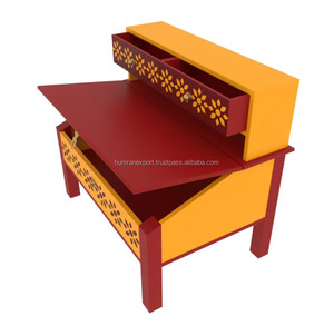 Mesa de madera rústica elegante y moderna artesanía de la naturaleza atemporal para el hogar sala de estar comedor uso estilo de madera maciza - Product Image 3