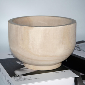 Bol décoratif en bois de manguier de qualité alimentaire bol en bois pour servir des légumes, des salades et des fruits utilisations de la cuisine et de la table à manger - Product Image 4