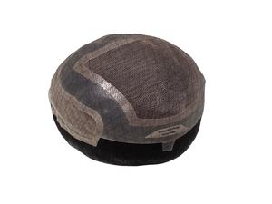 Taz Hair Men's Kinky Straight Deep Wave Water Wave Styles Peluca tupé hecha de cabello Remy indio y cabello humano de Bangladesh - Product Image 4