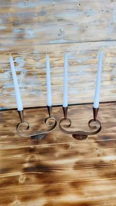 Spiral Design Metal <b>Taper</b> <b>Candle</b> <b>Holder</b> Antique Black Color for Living Room & Bed Room Tabletop Decorative <b>Candle</b> <b>Taper</b> <b>Holder</b> - Product Image 2