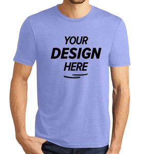 T-shirt à manches courtes pour homme, couleur turquoise, avec impression de lettres blanches, col rond, coupe décontractée, tissu jersey 100% coton - Product Image 4