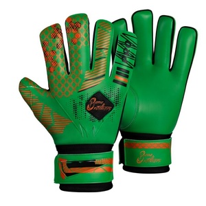 Guantes de portero de látex personalizados de alta calidad con agarre superior, durabilidad y rendimiento profesional para partidos de fútbol. - Product Image 5