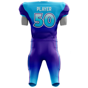 Camiseta de Fútbol Americano Personalizada para Hombre, Cuello en V, Manga Corta, Nombre del Equipo Sublimado, Uniforme de Poliéster 00 Moisture - Product Image 2