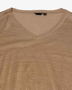 Pull tricoté à manches longues pour femme, col en V, en polyester/nylon, confortable et décontracté pour l'hiver – Nouvelle collection très prisée - Product Image 6