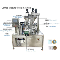 Machine de remplissage et de scellage automatique pneumatique haute précision pour pots de miel, gelée, lait, yaourt et café infusé à froid – Offre Spéciale