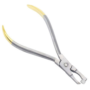 Pinza para quitar bandas de ortodoncia, removedor de bandas molares, pinza manual de acero inoxidable alemán, blanca, con tapa extraíble, para cirugía dental. - Product Image 5