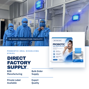 Tiras Probióticas Orales de Fibra Dietética Certificadas por GMP, Apoyo a la Digestión, Salud Intestinal Diaria, 30 Tiras, Vegetarianas y Veganas - Product Image 2