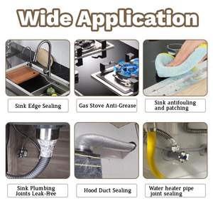 סרט אלומיניום אקרילי כסוף עמיד בחום מחסום לחות עבור תעלות אוויר איטום תיקון בידוד מעטפת קצף מתכת - Product Image 5