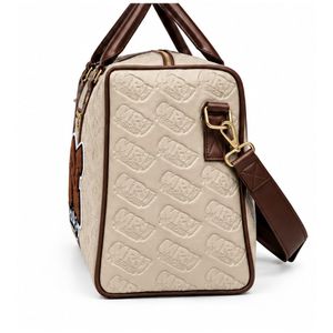 Wholesale Price Custom Genuine <b>Leather</b> Durable Polyester Lining Travel Vintage <b>Men</b> Duffle <b>Bag</b> Luxury High Quality Zipper Closure - Product Image 4