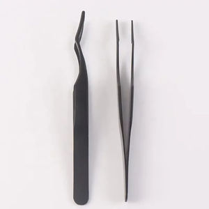 MAHFOOZ INSTRUMENTS Pince à cils en acier inoxydable antistatique de haute précision, outil professionnel pour recourber les faux cils - Product Image 4