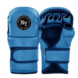 High Quality Durable Leather MMA Gloves Customizable Logo Design Comfortable Lightweight Universal Fit for Martial Arts <b>Boxing</b> - Product Image 1