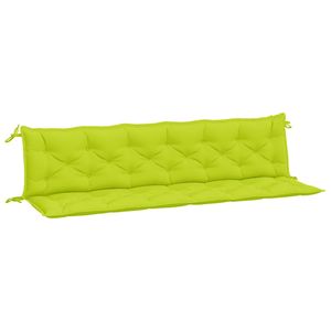 Cuscini e cuscini per esterni in tessuto Oxford 78.7 verde brillante "x(19.7" + 19.7 ")x2.8" - Product Image 2