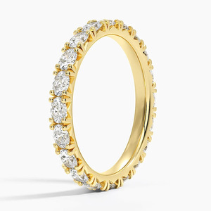แหวนเพชรทรงวงรีฝังเพชรเต็มวงแบบ Eternity Prong-Set - Product Image 1