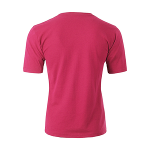 Camisetas de Verano para Hombre, 100% Algodón, Color Rojo, Diseño Personalizado de Primera Calidad, Cuello en V, Manga Corta, Sólidas, Tallas Grandes, Transpirables - Product Image 2
