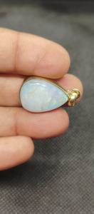 สร้อยคอจี้รูปหิ่งห้อยแฟชั่น ดีไซน์เรียบง่าย ประดับมูนสโตน สำหรับผู้หญิง - Product Image 6