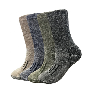 New Trending Wholesale Custom Logo Men's Spandex/<b>Polyester</b> Eco-Friendly Breathable Knee High Adult Sports Athletic <b>Socks</b> High - Product Image 1