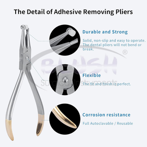 Dental Adhesive Removing Foundation, Orthodontic Bandage Remover Dental Forceps By <b>Blush</b> Surgical - Product Image 5