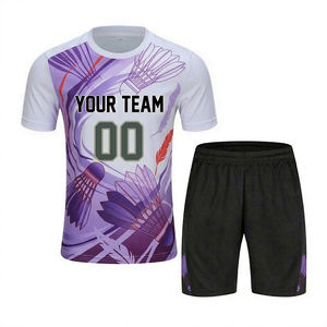 High Quality Customised Men's Tennis Wear with Sublimate Printing 100% Polyester T-Strap Full Sleeve Custom Team Brand Name - Product Image 5