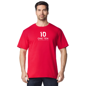 เสื้อยืดผู้ชายไซส์กลาง น้ำหนัก 280 กรัม สีแดงล้วน ผ้าฝ้าย 100% คอกลม แขนสั้น สไตล์ลำลอง ทรงโอเวอร์ไซส์ เป็นมิตรกับสิ่งแวดล้อม - Product Image 2