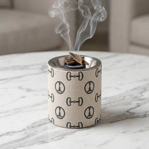Brûleur d'encens Bakhoor moderne en lin, motif cheval équestre, Mabkhara en acier inoxydable, décoratif - Product Image 5