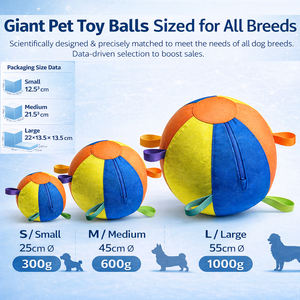 Juguetes para Perros, Pelota de Entrenamiento Inflable Gigante Extra Grande, Impermeable, con Diseño Moderno de Dibujos Animados para Perros <span class=keywords><strong>Border</strong></span> <span class=keywords><strong>Collie</strong></span> - Product Image 4
